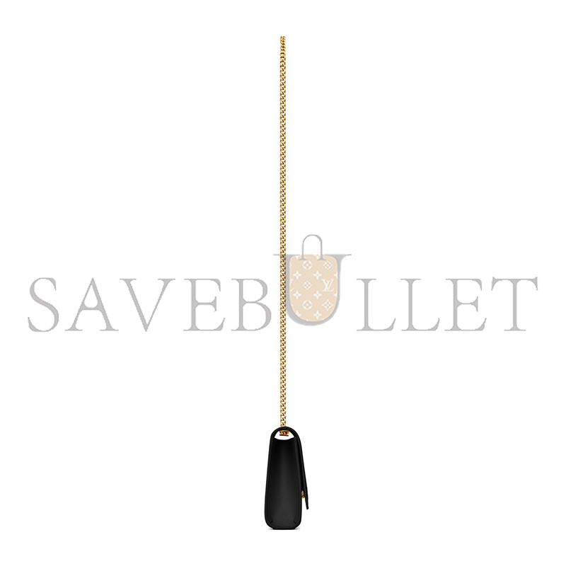 YSL KATE SMALL IN GRAIN DE POUDRE EMBOSSED LEATHER 469390BOW0J1000 (20*12.5*5cm)